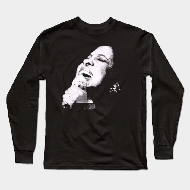 Immerse in Gladys' Melody Knight Tribute T-Shirts, Soul Symphony in Every Stitch Long Sleeve T-Shirt by woman fllower